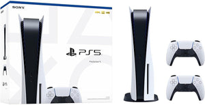 PS5 Console standard Sony PlayStation (avec lecteur) inclus 2x manette Dualsense compatibles pour PS5