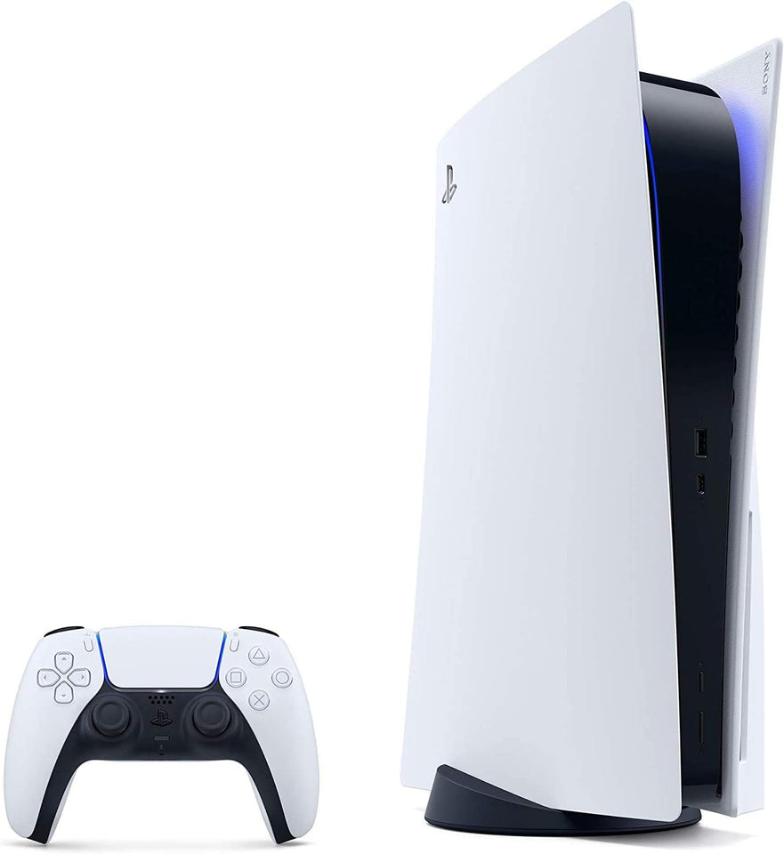 PS5 Console standard Sony PlayStation (avec lecteur) inclus 2x manette Dualsense compatibles pour PS5