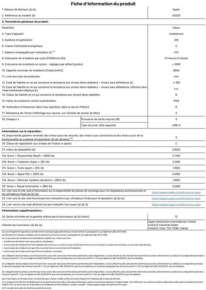 Apple iPhone 17 256 Go : Écran 6,3 Pouces, Puce A19, Caméra Avant Center Stage, Meilleure résistance aux Rayures, Autonomie d’Une journée ; Lavande