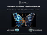TCL 98T8C 98" QLED 4K HDR Ultra HD TV, Smart TV Powered by Google TV (Dolby Vision & Atmos, 144Hz Motion Clarity Pro, FreeSync, Onkyo 2.1 Sound, Voice Control)
