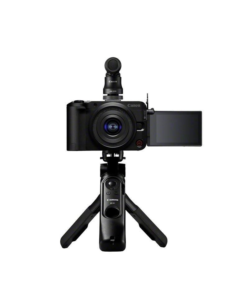 Canon EOS R50 V + RF-S 14-30mm F4-6.3 is STM PZ - Appareil pour Le Vlog Compatible avec l'Objectif Canon RF | Matériel pour Créateurs de Contenu | Vlog et Voyage | Connexion Bluetooth