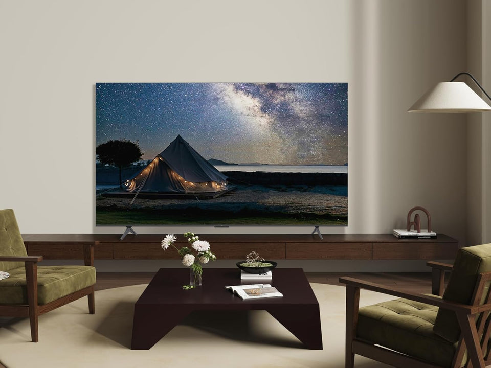 TCL 98T8C 98" QLED 4K HDR Ultra HD TV, Smart TV Powered by Google TV (Dolby Vision & Atmos, 144Hz Motion Clarity Pro, FreeSync, Onkyo 2.1 Sound, Voice Control)