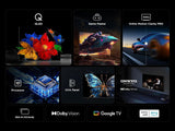 TCL 98T8C 98" QLED 4K HDR Ultra HD TV, Smart TV Powered by Google TV (Dolby Vision & Atmos, 144Hz Motion Clarity Pro, FreeSync, Onkyo 2.1 Sound, Voice Control)