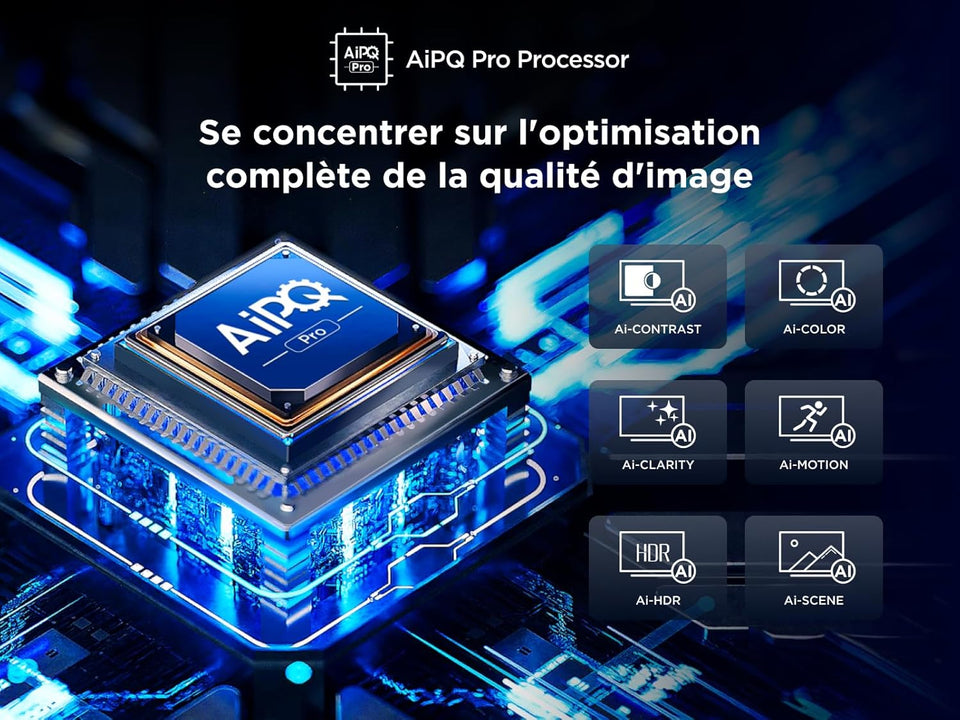 TCL 75Q6C QD-Mini LED TV, 4K HDR Premium 1000nits, Smart TV alimenté par Google (Dolby Vision IQ et Atmos, système Audio Onkyo 2.1, Motion Clarity Pro 144Hz, Game Master, contrôle Vocal Mains Libres)