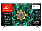 TCL 75Q6C QD-Mini LED TV, 4K HDR Premium 1000nits, Smart TV alimenté par Google (Dolby Vision IQ et Atmos, système Audio Onkyo 2.1, Motion Clarity Pro 144Hz, Game Master, contrôle Vocal Mains Libres)