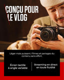 Canon EOS R50 V + RF-S 14-30mm F4-6.3 is STM PZ - Appareil pour Le Vlog Compatible avec l'Objectif Canon RF | Matériel pour Créateurs de Contenu | Vlog et Voyage | Connexion Bluetooth