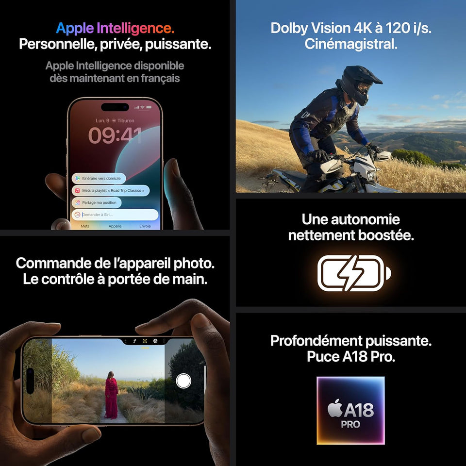 Apple iPhone 16 Pro Max (512 Go) - Titane Sable