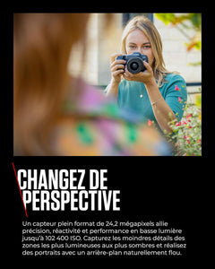 Canon EOS R8 + RF 24-50mm F4.5-6.3 - Appareil Photo Numérique Hybride - Capteur CMOS Plein Format 24,2 Mpx - Appareil Photo Dual Pixel CMOS AF II - Écran Tactile LCD - Compatibilité UVC-UAC