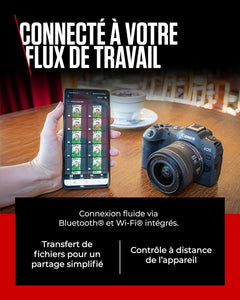 Canon EOS R8 + RF 24-50mm F4.5-6.3 - Appareil Photo Numérique Hybride - Capteur CMOS Plein Format 24,2 Mpx - Appareil Photo Dual Pixel CMOS AF II - Écran Tactile LCD - Compatibilité UVC-UAC