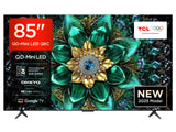TCL 75Q6C QD-Mini LED TV, 4K HDR Premium 1000nits, Smart TV alimenté par Google (Dolby Vision IQ et Atmos, système Audio Onkyo 2.1, Motion Clarity Pro 144Hz, Game Master, contrôle Vocal Mains Libres)