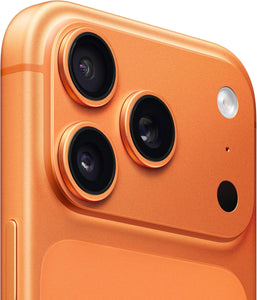 Apple iPhone 17 Pro 256 Go : Écran 6,3 Pouces Jusqu’à 120 Hz, Puce A19 Pro, Autonomie prodigieuse, Système caméra Pro Fusion avec caméra Avant Center Stage ; Orange Cosmique