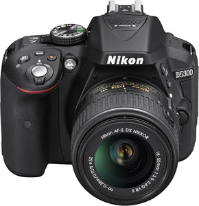 Nikon D5300 Appareil photo numérique Réflex 24,2 Mpix Kit Objectif AF-S 18-55 mm VR II Noir
